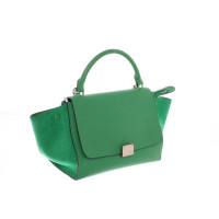 Céline Trapeze Small 27cm Leather in Green