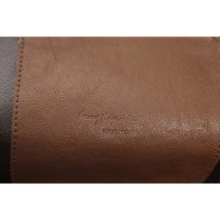 Henry Beguelin Clutch Bag Leather in Brown