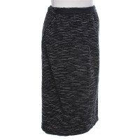 Humanoid Wrap skirt with striped pattern