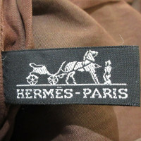 Hermès Amedaba Leer in Bruin