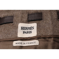 Hermès Rok Wol in Bruin
