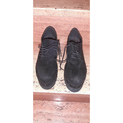 Braccialini Chaussures compensées en Daim en Noir