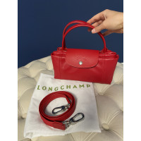 Longchamp Handtas Leer in Rood