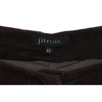 Jitrois Trousers Leather in Olive