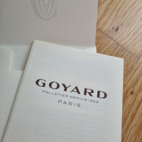 Goyard Täschchen/Portemonnaie aus Leder in Bordeaux