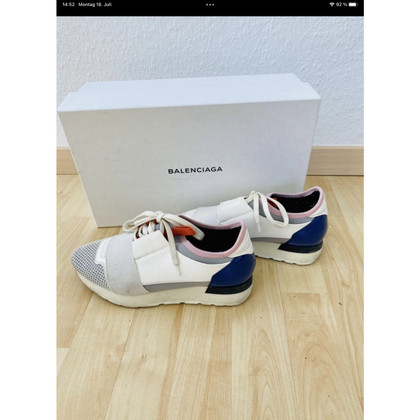 Balenciaga Sneaker in Tela in Bianco
