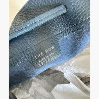 The Row Drawstring Hobo Bag in Pelle in Blu