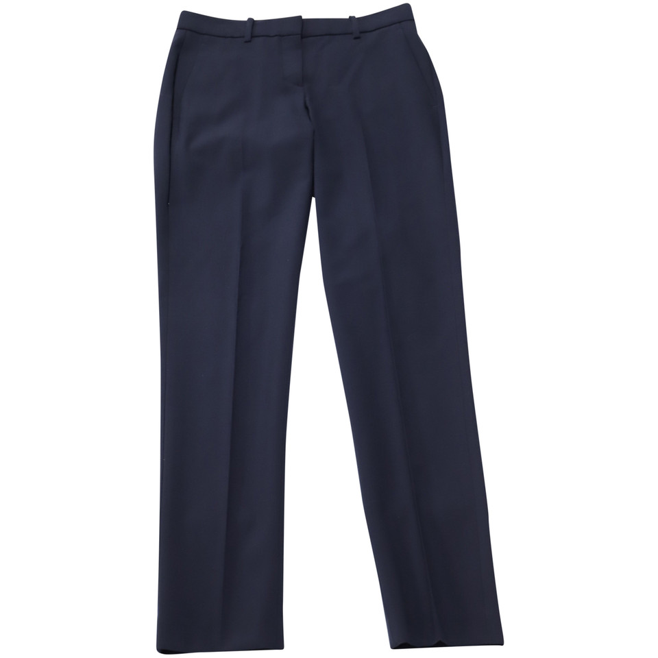 Theory Trousers Wool in Blue