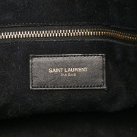 Saint Laurent Baby Duffle Bag Leer in Zwart