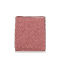 Bottega Veneta Täschchen/Portemonnaie aus Leder in Rosa / Pink