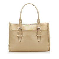 Burberry Tote bag Leer in Beige