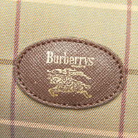 Burberry Täschchen/Portemonnaie aus Canvas in Beige