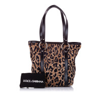 Dolce & Gabbana Tote Bag aus Pelz in Braun