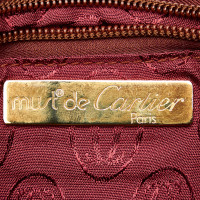 Cartier Umhängetasche aus Leder in Rot