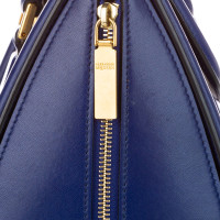 Alexander McQueen Heroine Bag 30 Leer in Blauw