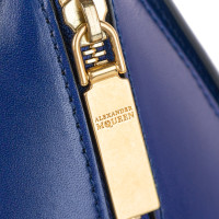 Alexander McQueen Heroine Bag 30 en Cuir en Bleu