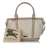 Burberry Tote bag Leather in Grey