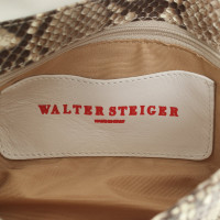Walter Steiger clutch gemaakt van slangenhuid