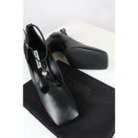 Karl Lagerfeld Pumps/Peeptoes Leather in Black