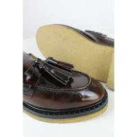 Closed Slippers/Ballerinas Leather in Brown