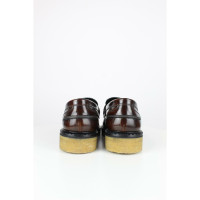 Closed Slippers/Ballerinas Leather in Brown