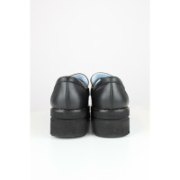 Chiara Ferragni Chaussons/Ballerines en Cuir en Noir