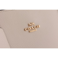 Coach Shopper in Pelle in Crema