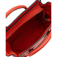 Céline Luggage Nano 20 aus Leder in Rot