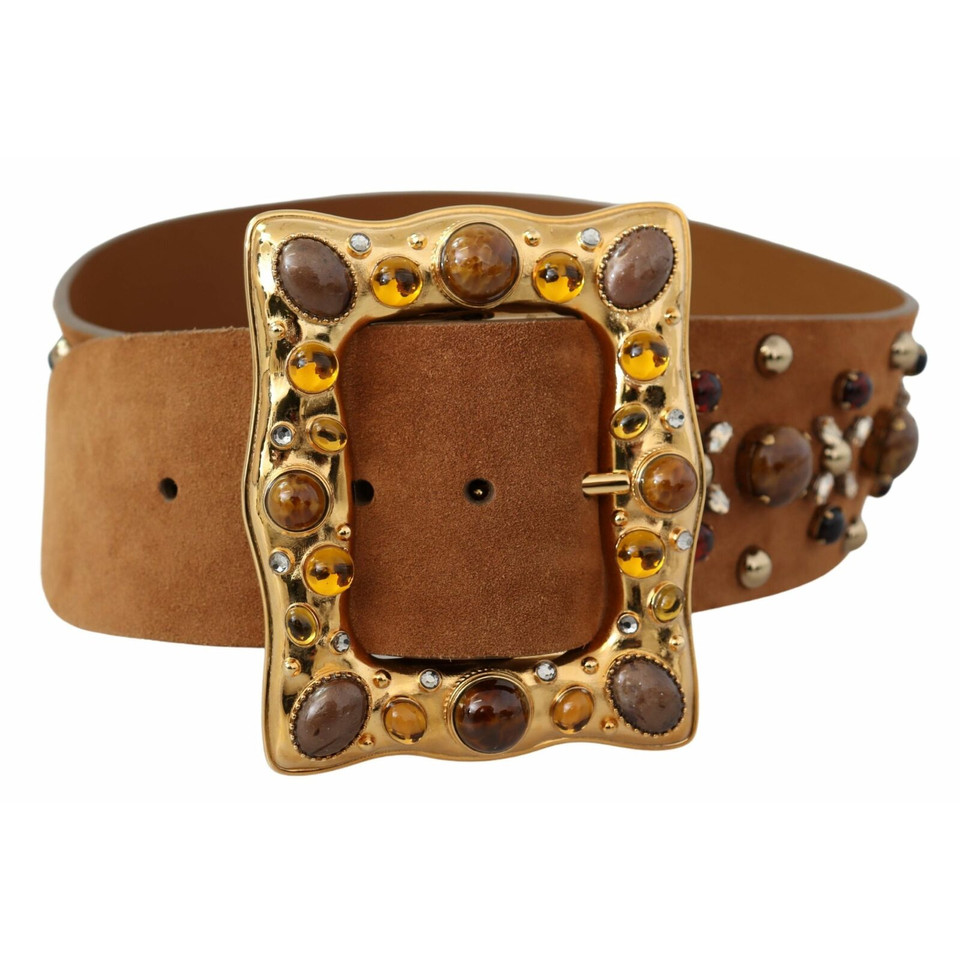 Dolce & Gabbana Riem Leer in Bruin