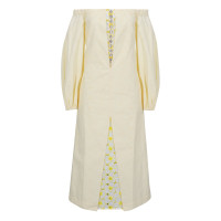 Dolce & Gabbana Kleid aus Baumwolle in Gelb