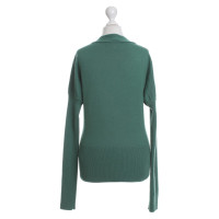 French Connection Green long sleeve v-neck jumper, M