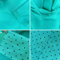 Jean Louis Scherrer Suit Cotton in Turquoise
