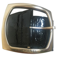 Chanel Belt Patent leather in Black