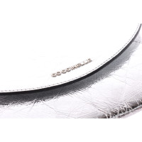 Coccinelle Shoulder bag Leather in Silvery