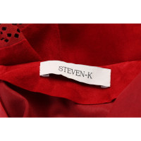 Steven-K Bovenkleding Leer in Rood