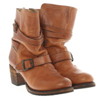 Frye Bottines en Cuir en Marron