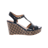 Clarks Wedges Patent leather in Black