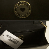 Moschino Love Shoulder bag Leather in Black