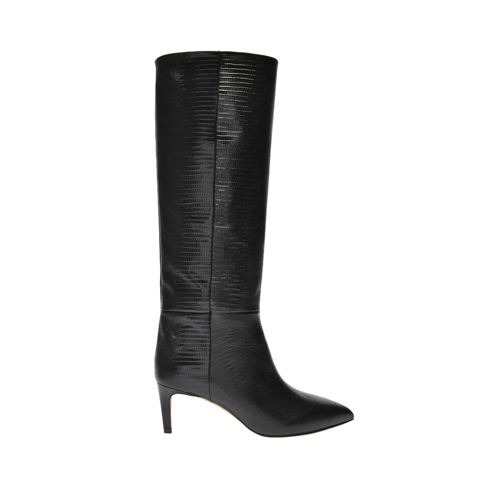 Paris Texas Boots Leather in Black