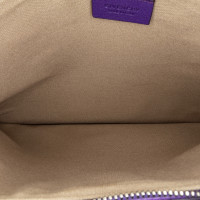 Givenchy Clutch aus Leder in Violett