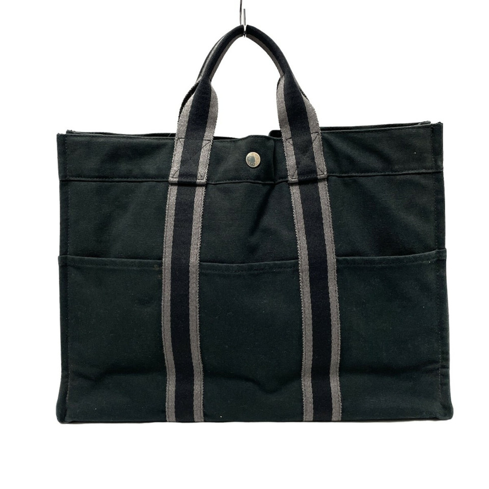 Hermès Fourre Tout Bag Canvas in Zwart