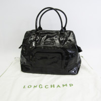 Longchamp Handtas Lakleer in Zwart
