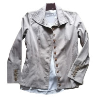 Chanel Jacket/Coat Linen in Beige