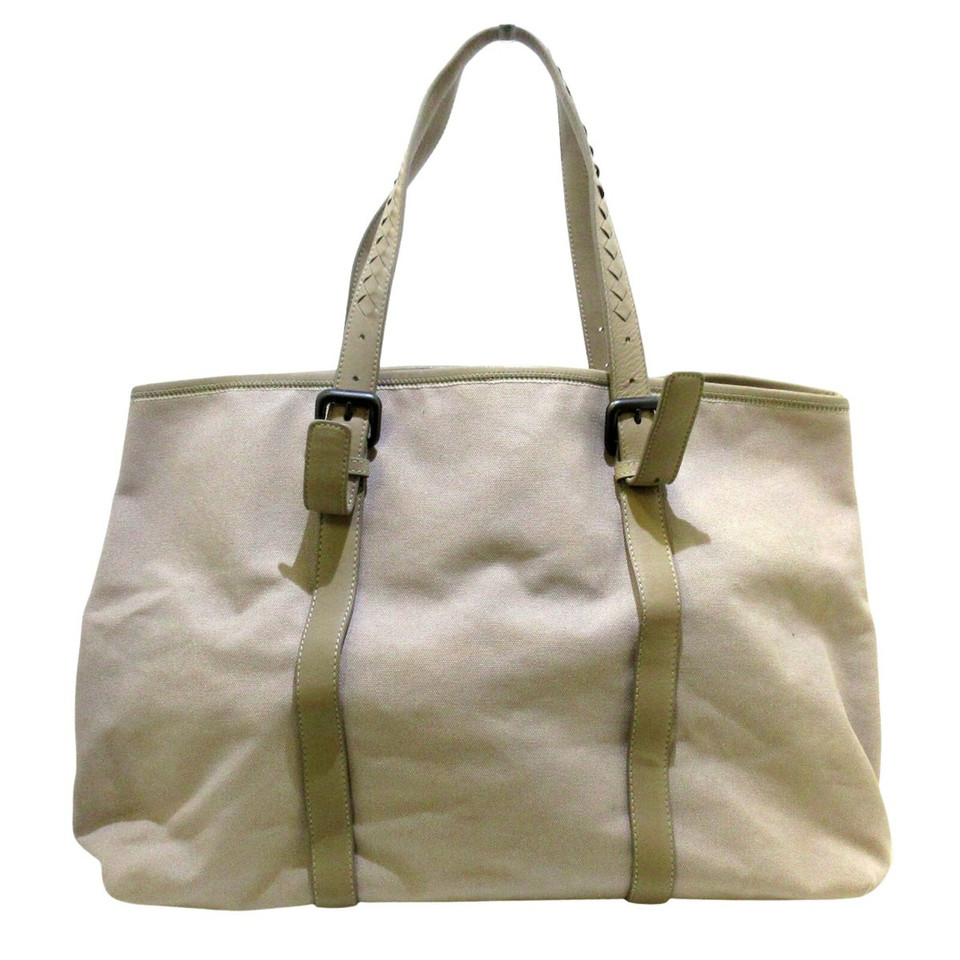 Bottega Veneta Tote bag Leer in Beige