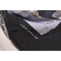 Longchamp Sciarpa in Seta in Blu