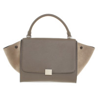 Céline Trapeze Large Leather in Taupe