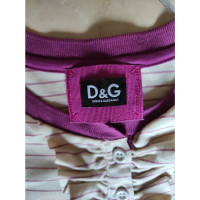 D&G Oberteil aus Baumwolle in Violett