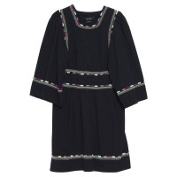 Isabel Marant Kleid aus Baumwolle in Schwarz