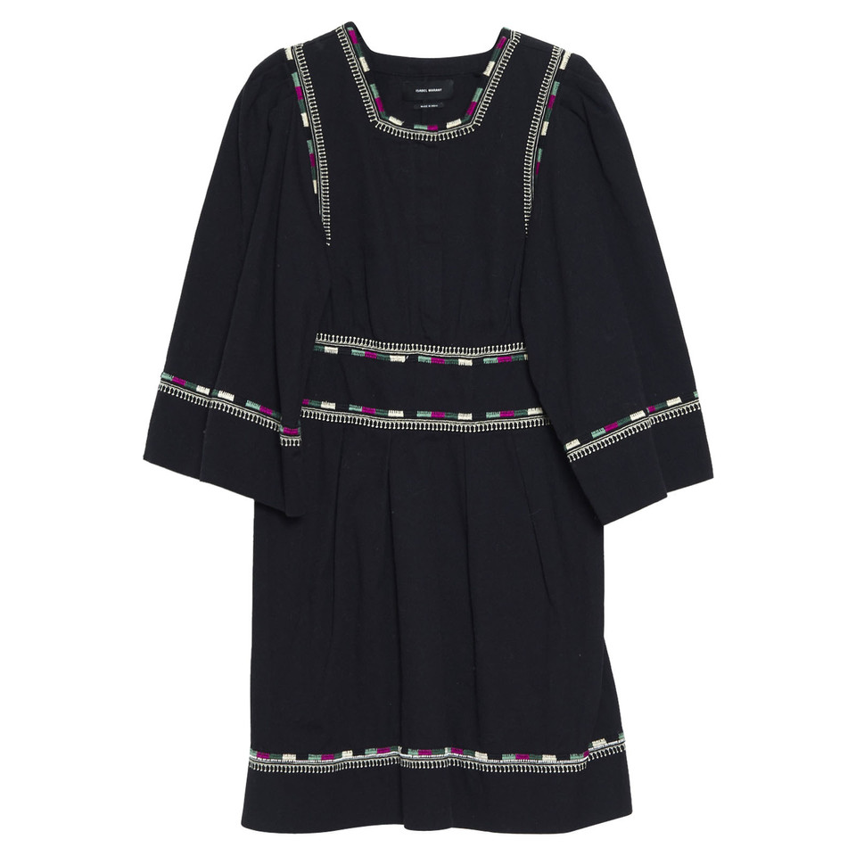 Isabel Marant Vestito in Cotone in Nero