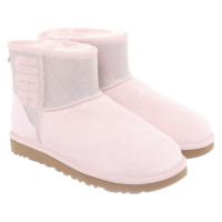 Ugg Australia Enkellaarzen Leer in Roze